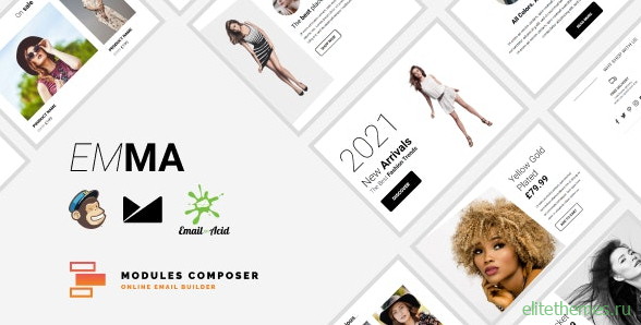 Emma v1.0 - E-commerce Responsive Email for Fashion & Accessories with Online Builder