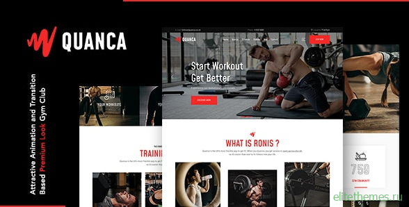 Quanca v1.0 - Premium Gym Club HTML Template