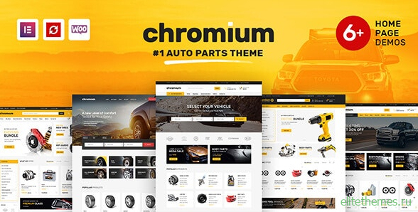 Chromium v1.3.17 - Auto Parts Shop WordPress Theme