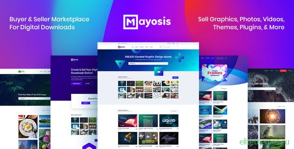 Mayosis v3.0 - Digital Marketplace WordPress Theme