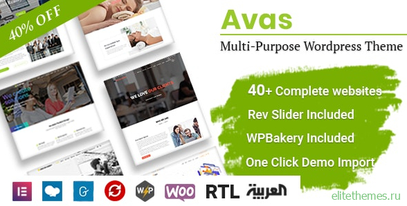 Avas v6.1.26 - Multi-Purpose WordPress Theme