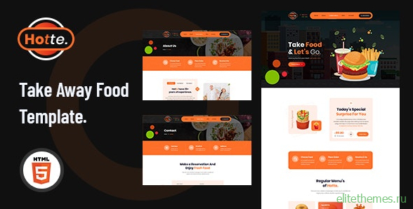 Hotte v1.0 - Take Away Food HTML5 Template