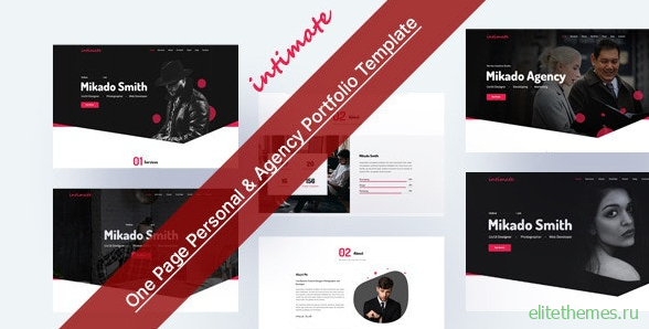 Intimate v1.0 - One Page Personal & Agency Portfolio HTML-5 Template