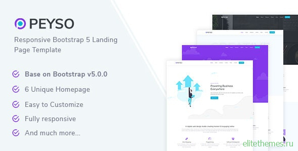 Peyso v1.0 - Bootstrap 5 Landing Page Template