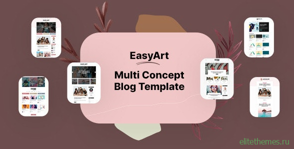 Easyart v1.0 - Multiconcept Blog HTML Template