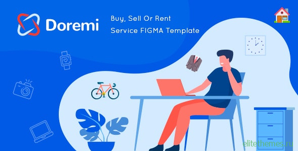 Doremi v1.0 - Rent Anything FIGMA Template