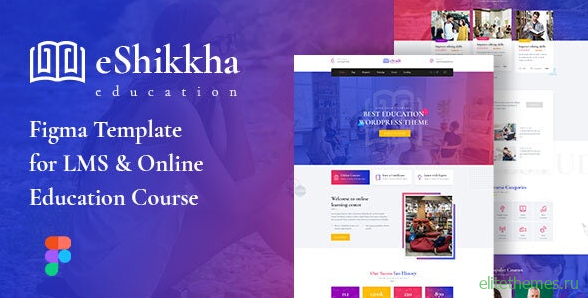 eShikkha v1.0 - LMS and Online Education Figma Template