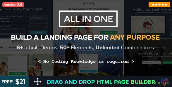 Multipurpose Landing Page Template v2.2 - All in One