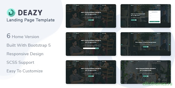 Deazy v1.0 - Bootstrap 5 Landing Page Template