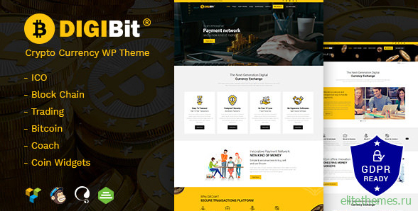 DigiBit v2.0 - Cryptocurrency Mining WordPress Theme
