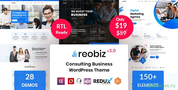 Reobiz v3.8.1 - Consulting Business WordPress Theme
