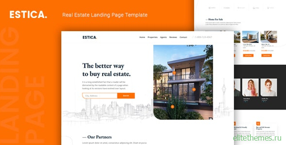 Estica v1.0 - Real Estate Landing Page Template