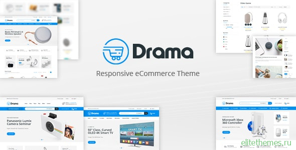 Drama v1.0 - Responsive OpenCart Theme (Included Color Swatches)