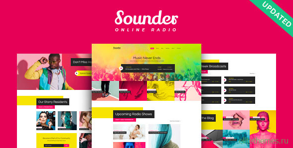 Sounder v1.2.0 - Online Radio WordPress Theme