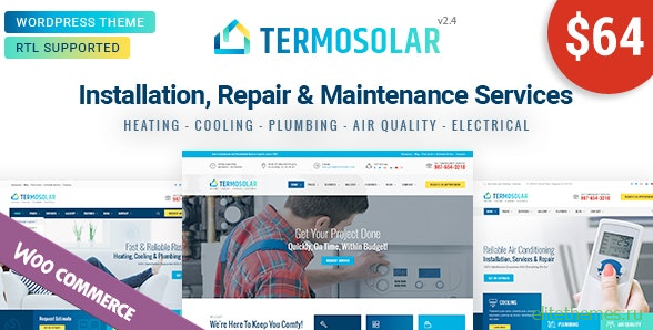 Termosolar v2.9 - Maintenance Services WordPress Theme