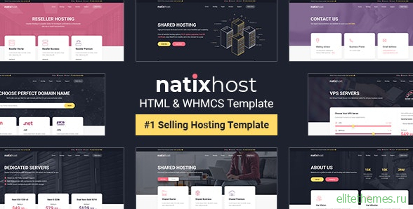 NatixHost v1.0 - WHMCS & Hosting HTML Template