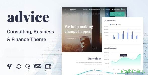 Advice v4.5.4 - Business Consulting WordPress Theme