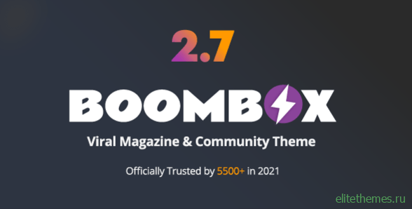 BoomBox v2.7.7 - Viral Magazine WordPress Theme