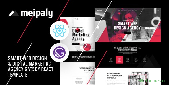 Meipaly v1.0 - Gatsby React Digital Services Agency Template