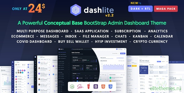 DashLite v2.4 - Bootstrap Responsive Admin Dashboard Template
