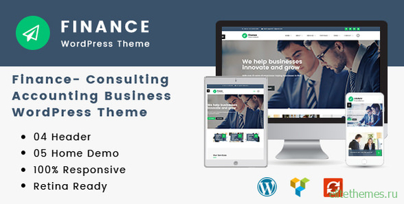 Finance v1.3.5 - Consulting, Accounting WordPress Theme