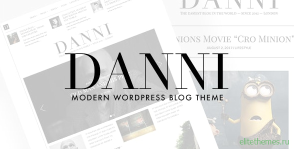 Danni v1.0.2 – Minimalist WordPress Blog Theme