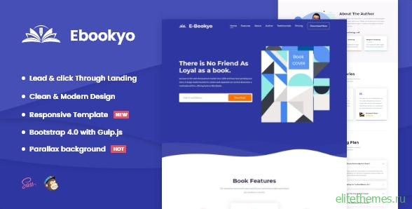 Ebookyo v1.0 – Ebook HTML Landing Page Template