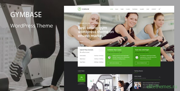 GymBase v14.4 - Responsive Gym Fitness WordPress Theme
